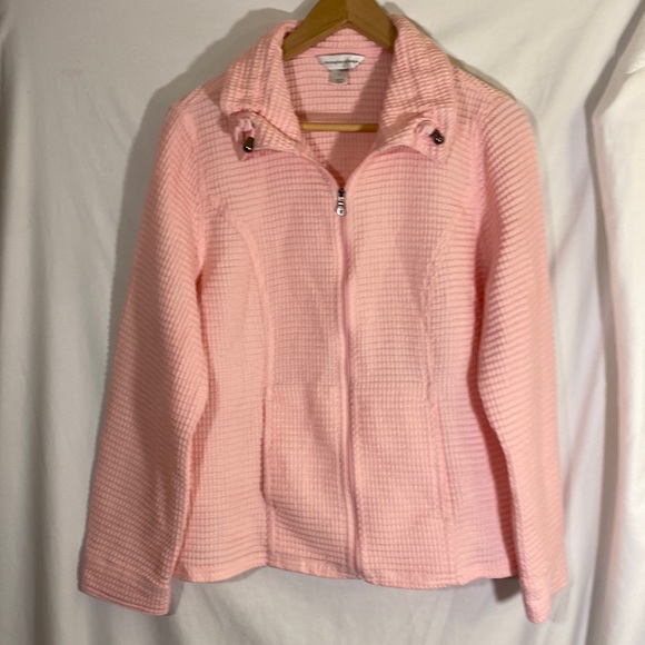Woman’s zip up coat size L - Picture 1 of 8